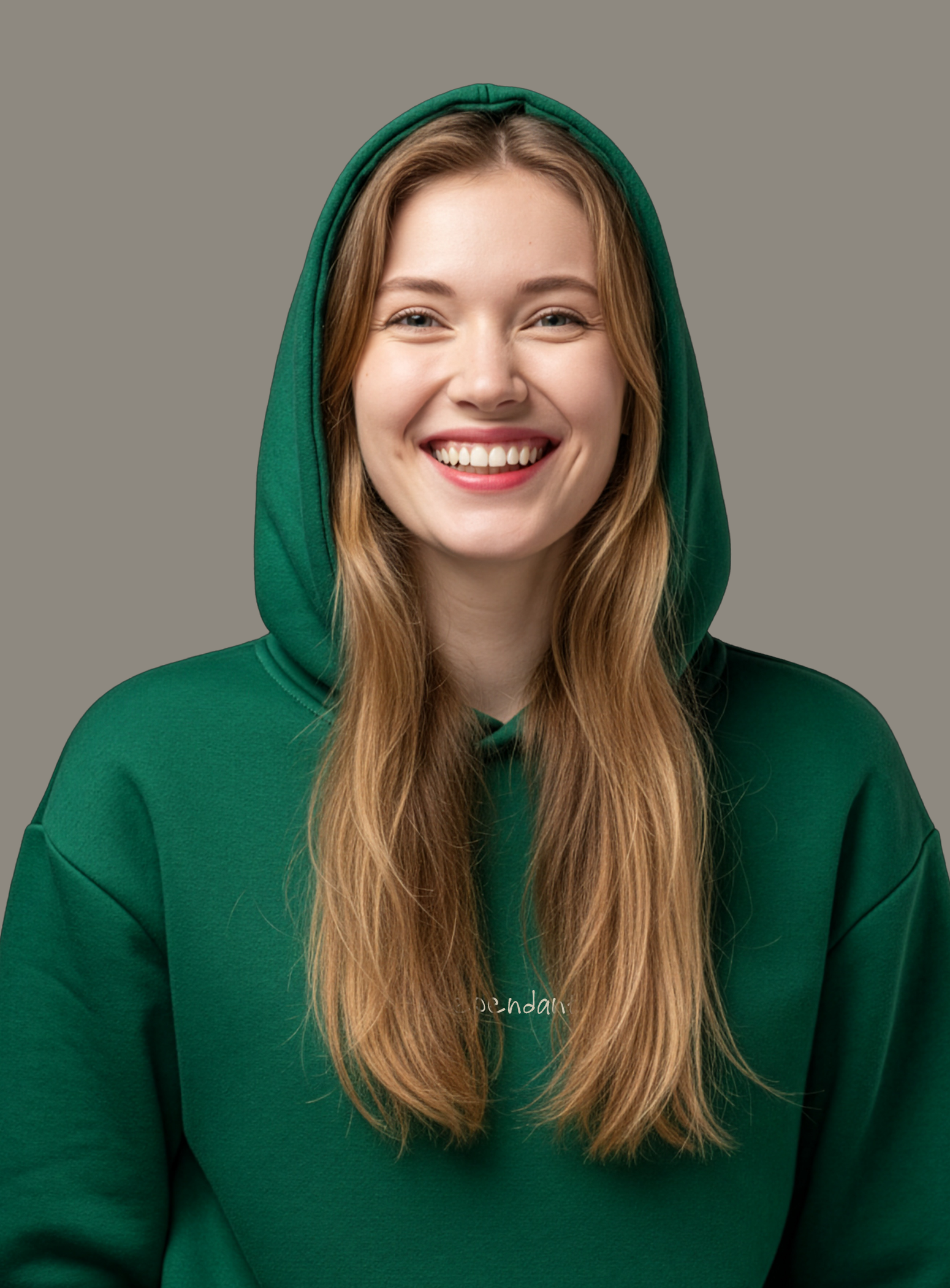 woman wearing a hoodie