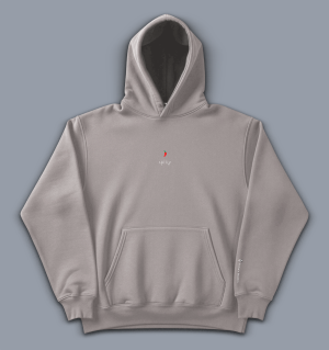 'spicy' women's organic hoodie in pebble